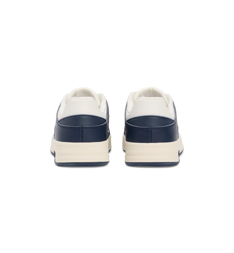 Baskets en Cuir à Semelle Cupsole - Bleu