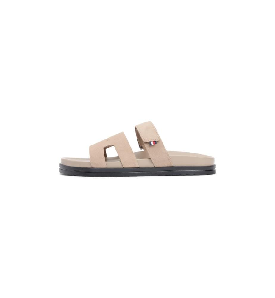Wildlederpantoffeln - Beige