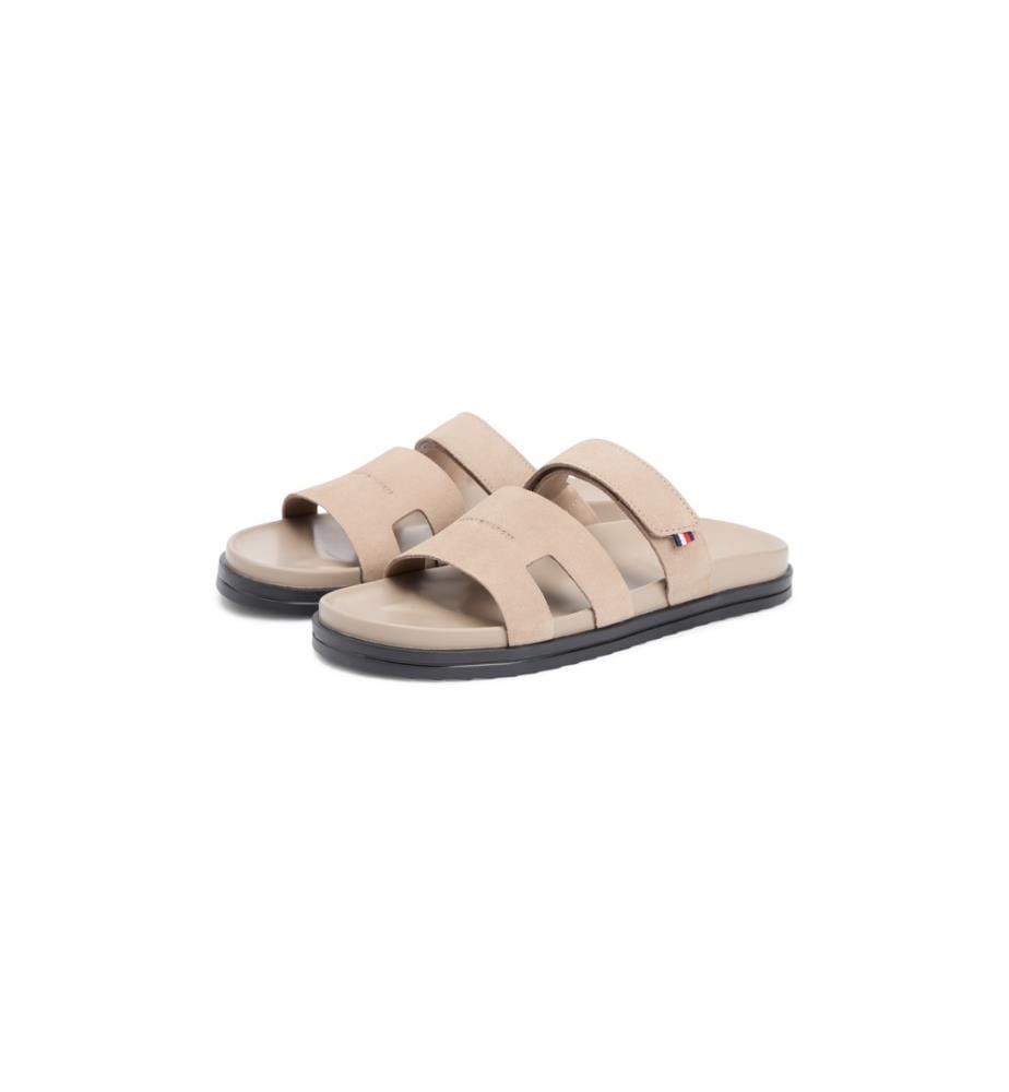 Wildlederpantoffeln - Beige