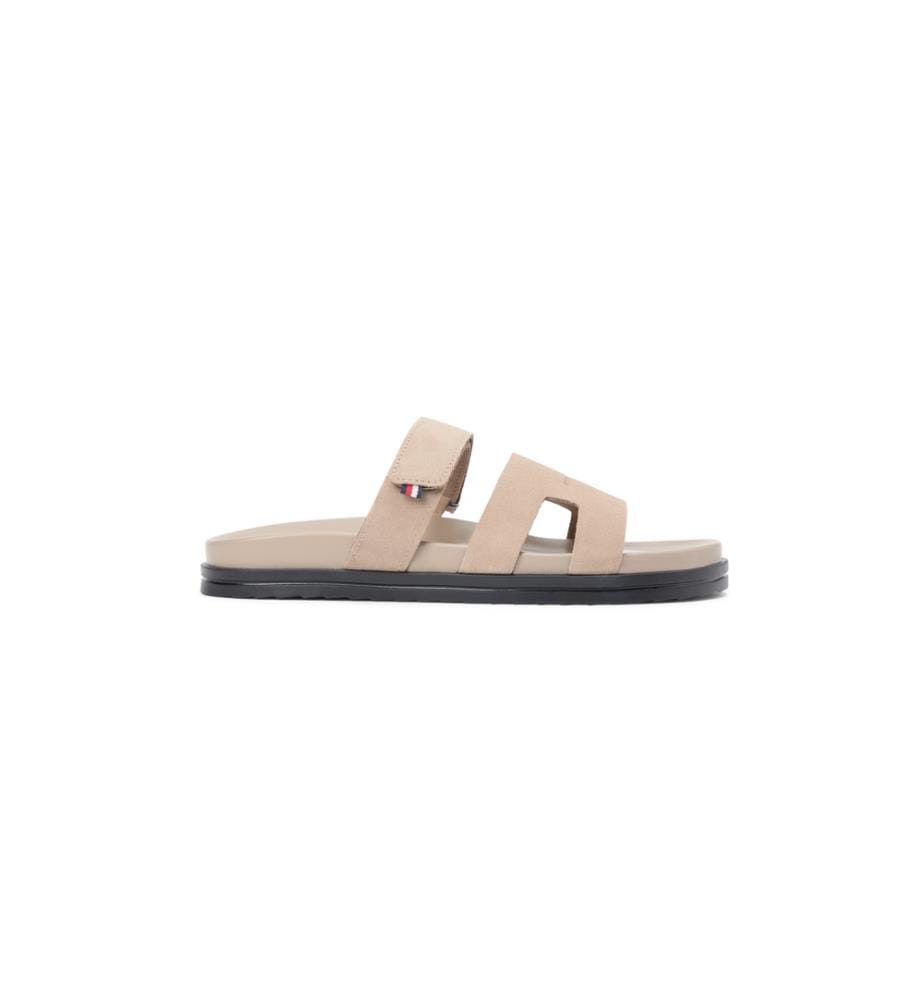Wildlederpantoffeln - Beige