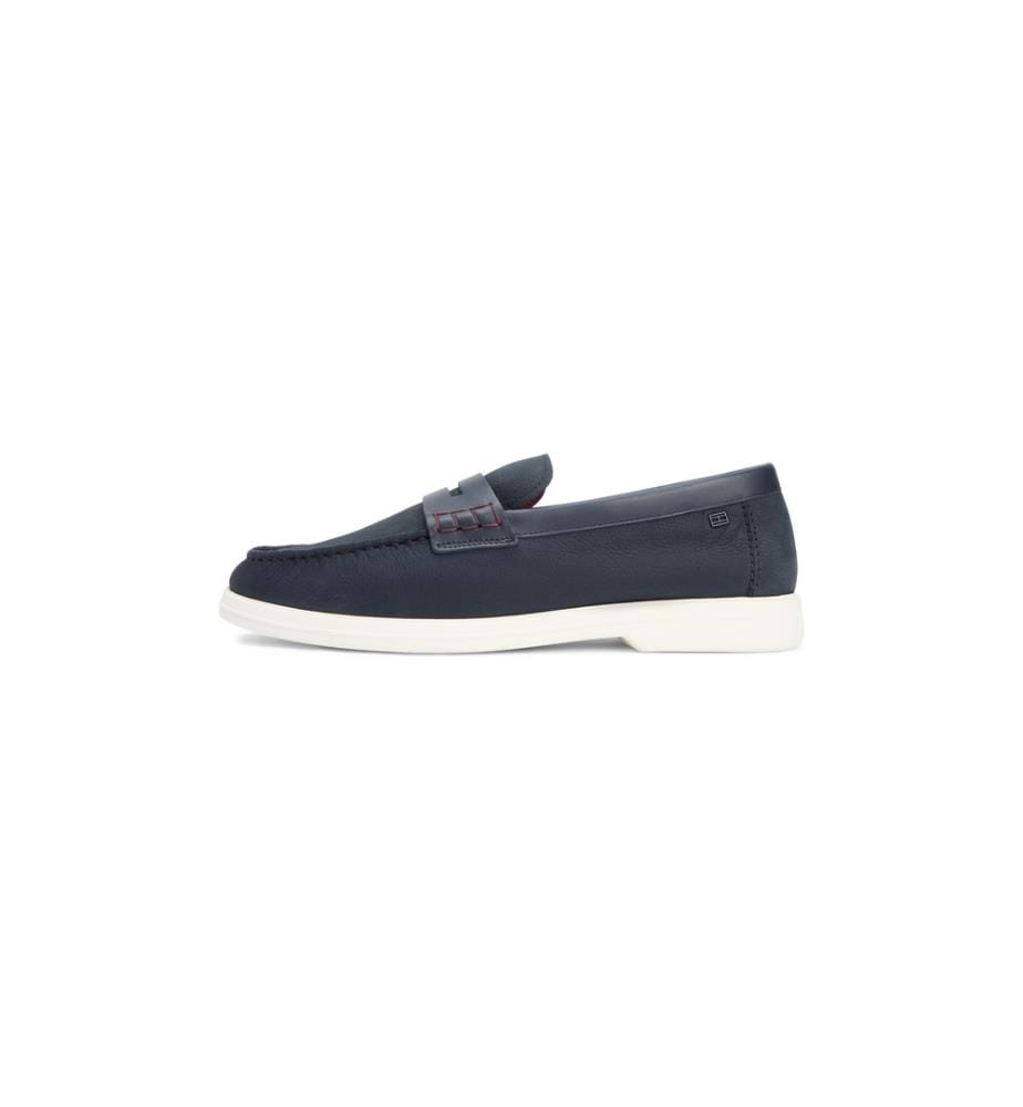 Hilfiger Mix Mokassins aus Nubukleder - Schwarz