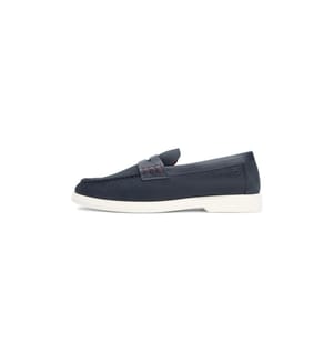Hilfiger Mix Mokassins aus Nubukleder - Schwarz