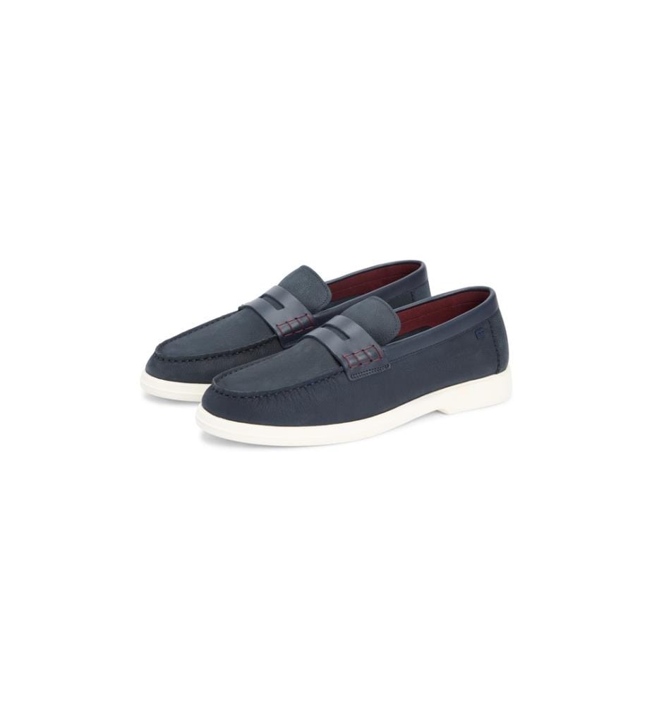 Hilfiger Mix Mokassins aus Nubukleder - Schwarz