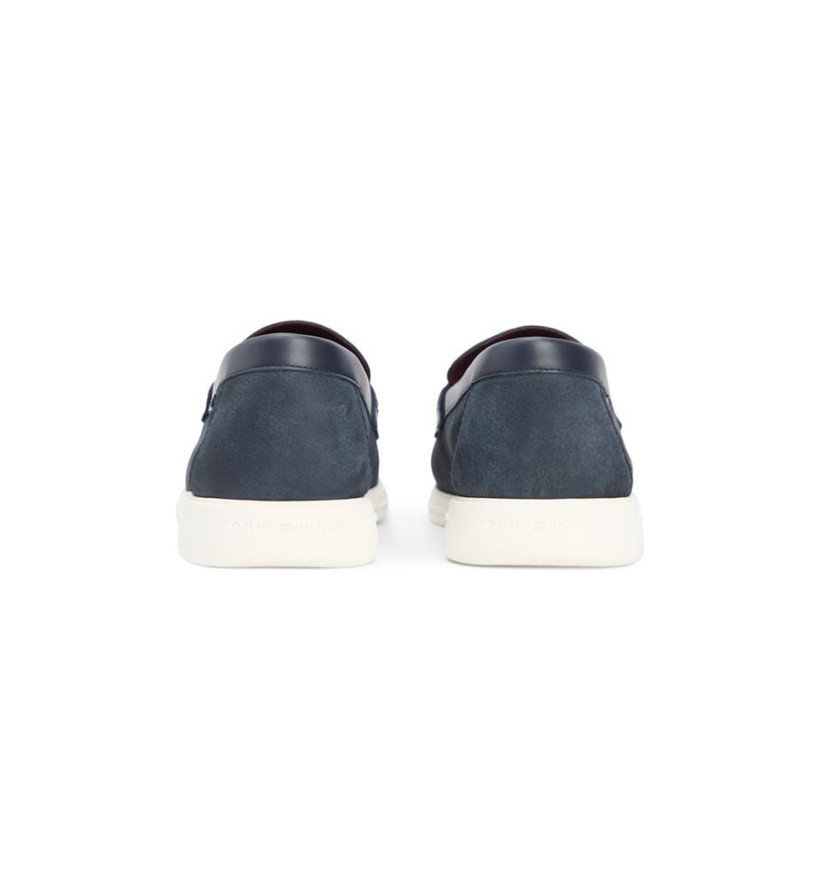 Hilfiger Mix Mokassins aus Nubukleder - Schwarz