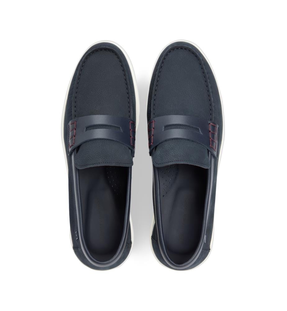 Hilfiger Mix Mokassins aus Nubukleder - Schwarz