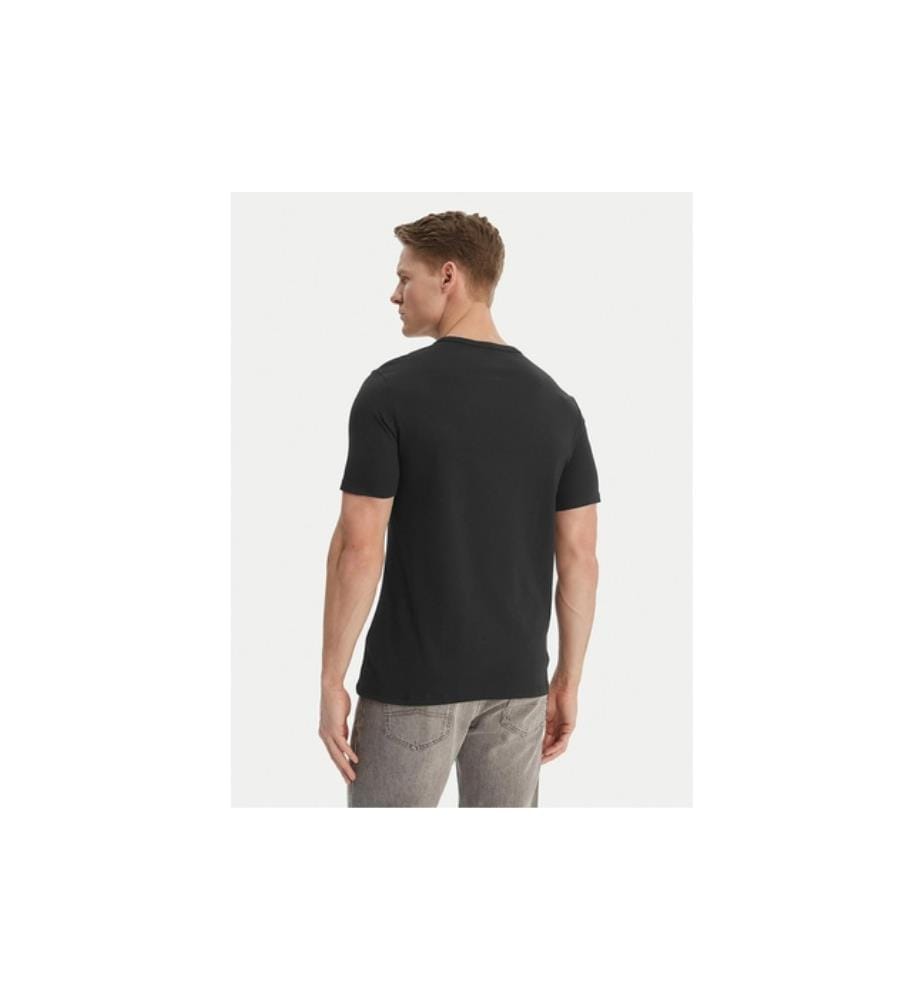 Lot de 3 T-shirts Signature en Coton - Noir