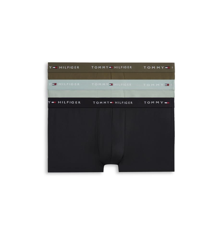 3er-Pack Boxershorts aus Mikrofaser mit Logo - 3 Farben
