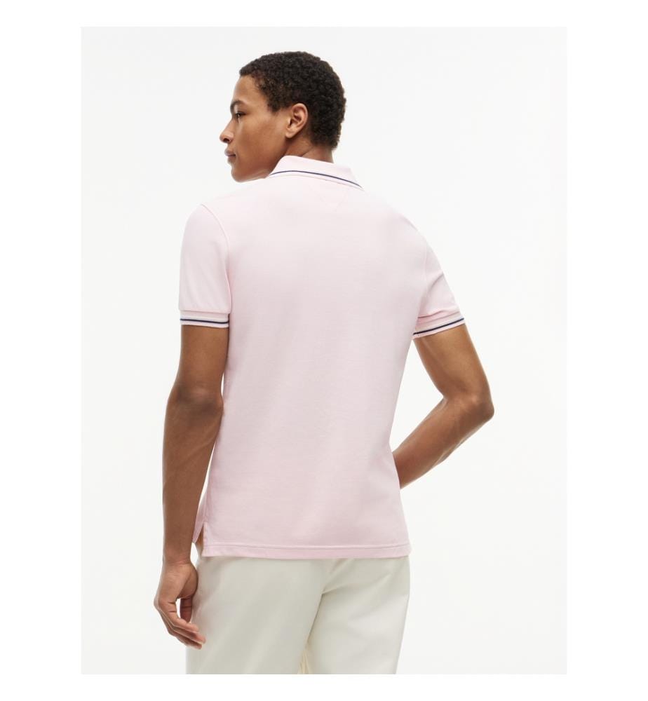 Polohemd Slim Fit - Pink-Lilie