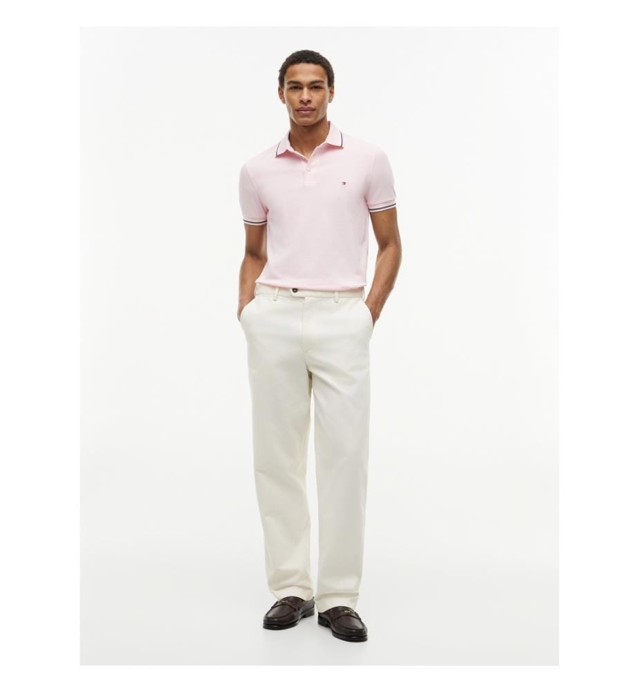 Polohemd Slim Fit - Pink-Lilie