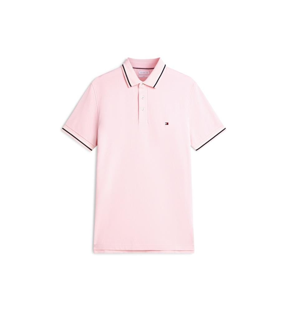 Polohemd Slim Fit - Pink-Lilie