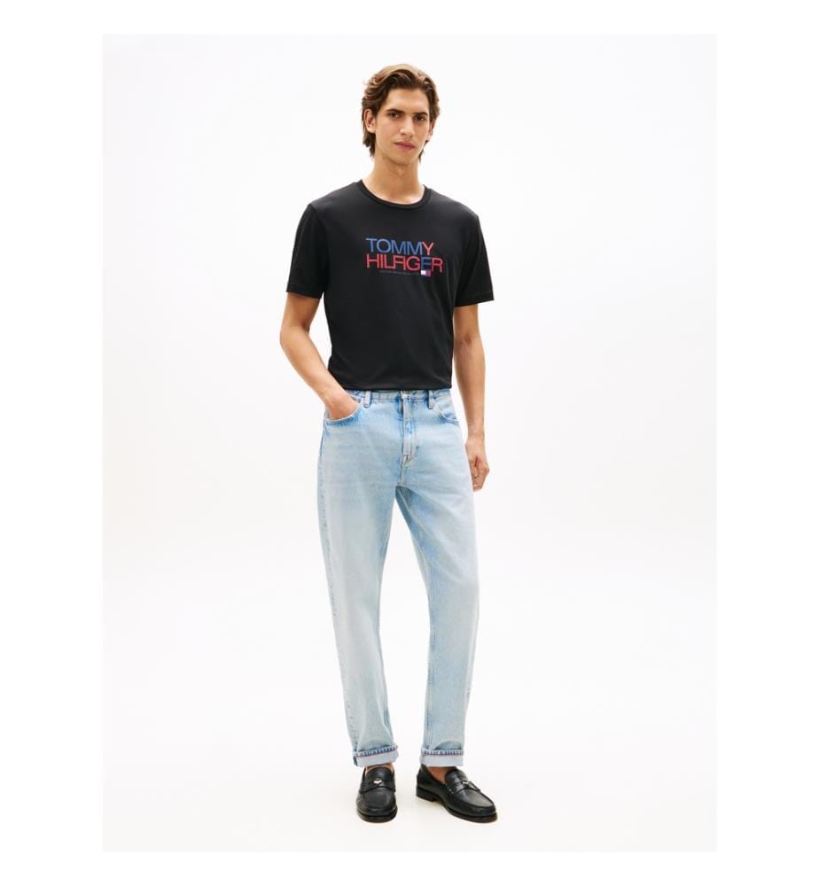 T-Shirt BRAND LOVE BIG TEXT - Schwarz