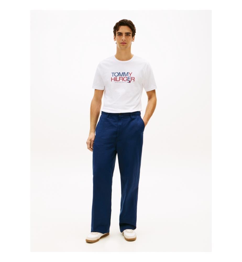 T-Shirt Brand Love Big Text - Weiss