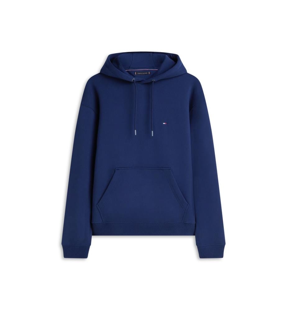 Kapuzen-Sweatshirt lockerer Passform mit Rücken-Flagge aus Terry - Dunkelblau