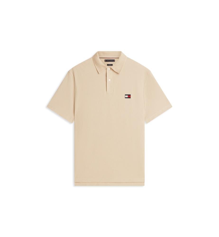 Polohemd in klassischer Passform mit gestricktem Kragen - Khaki