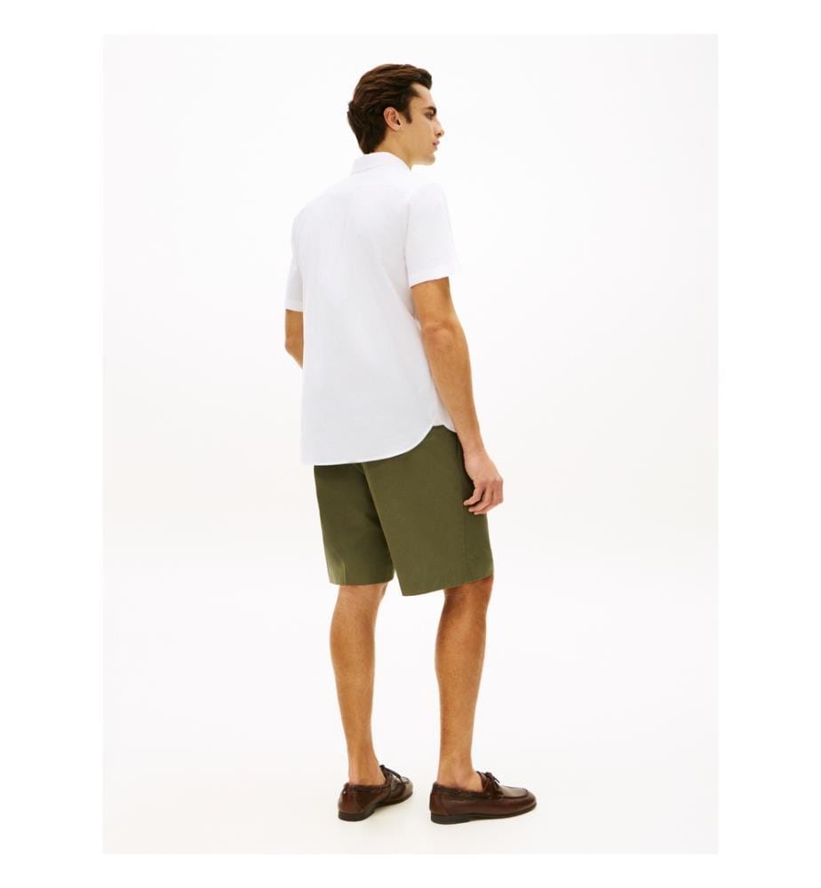 Chemise Oxford unie à manches courtes - YBR