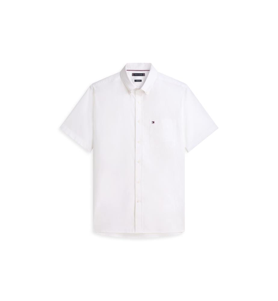 Chemise Oxford unie à manches courtes - YBR