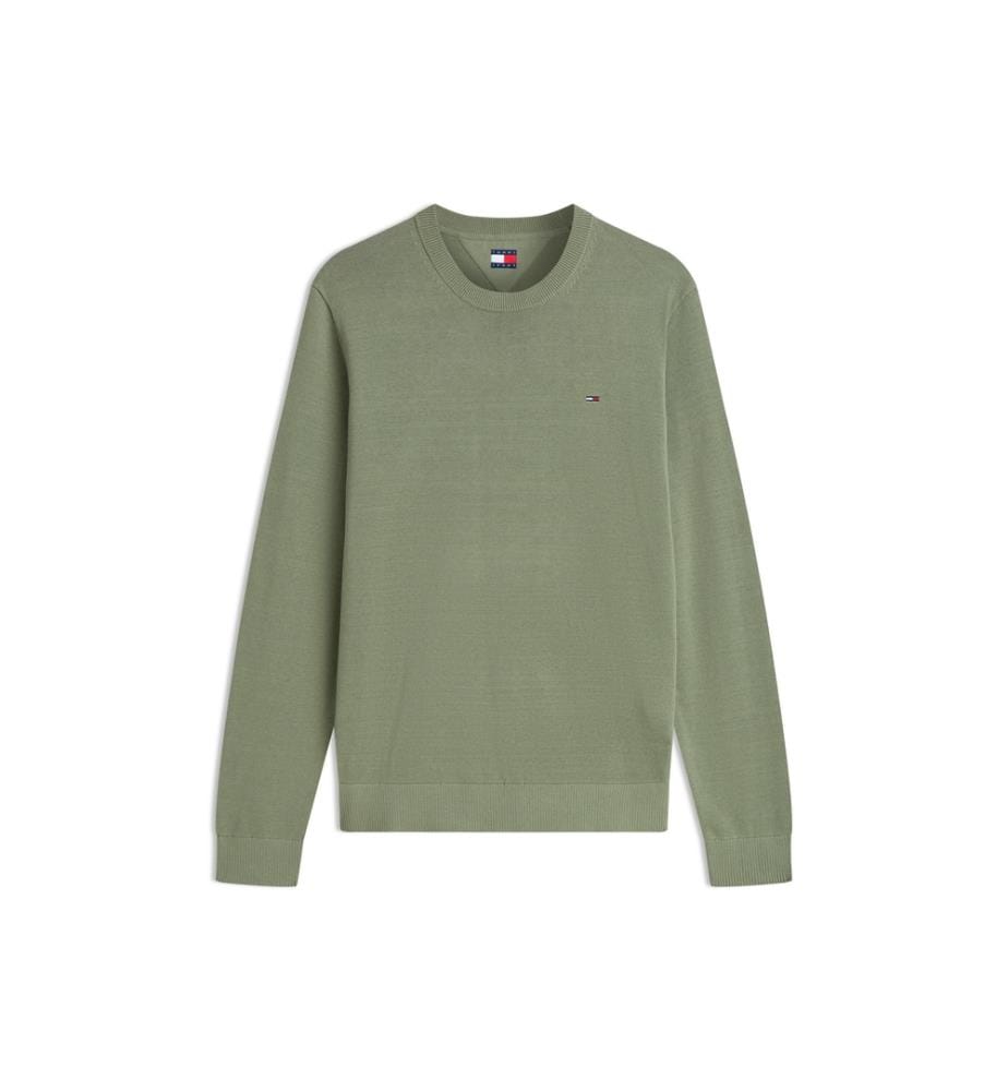 Maglione Slim Tommy Flag - Cachi