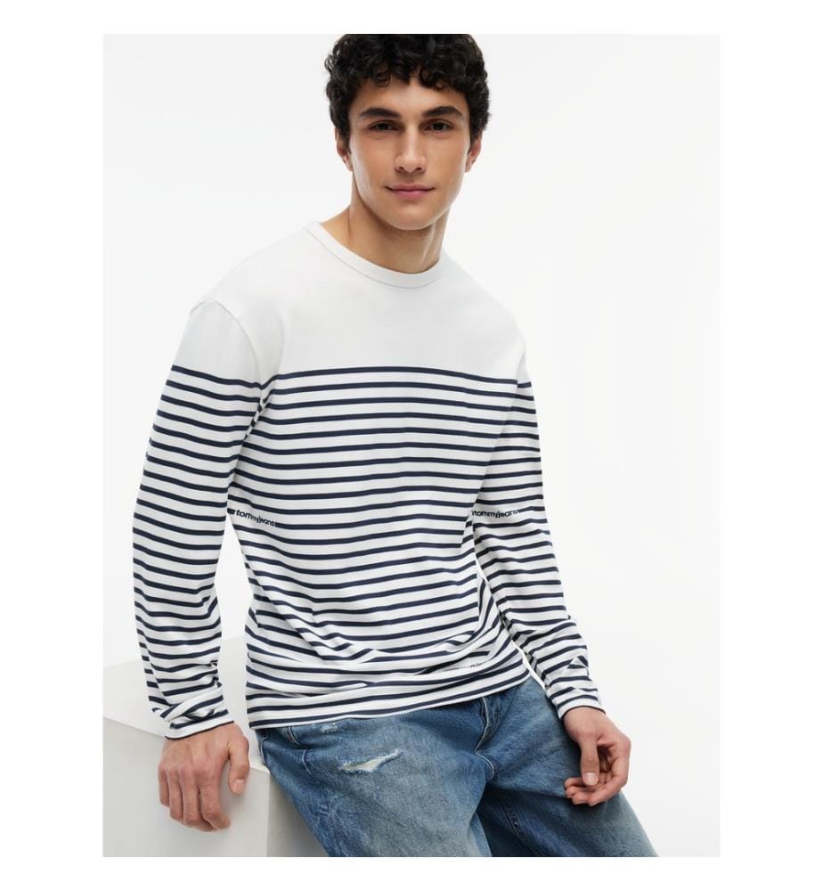 T-Shirt Manches Longues - Rayé
