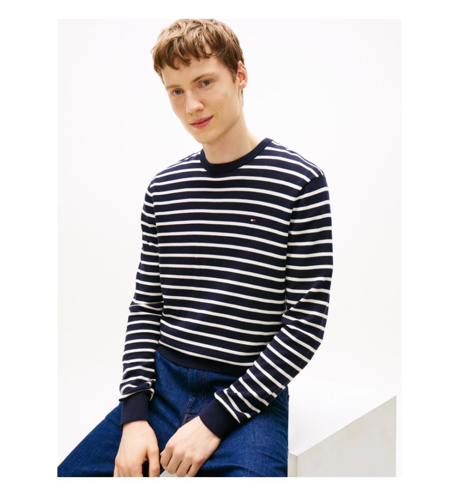 Pullover – Blau & Weiss