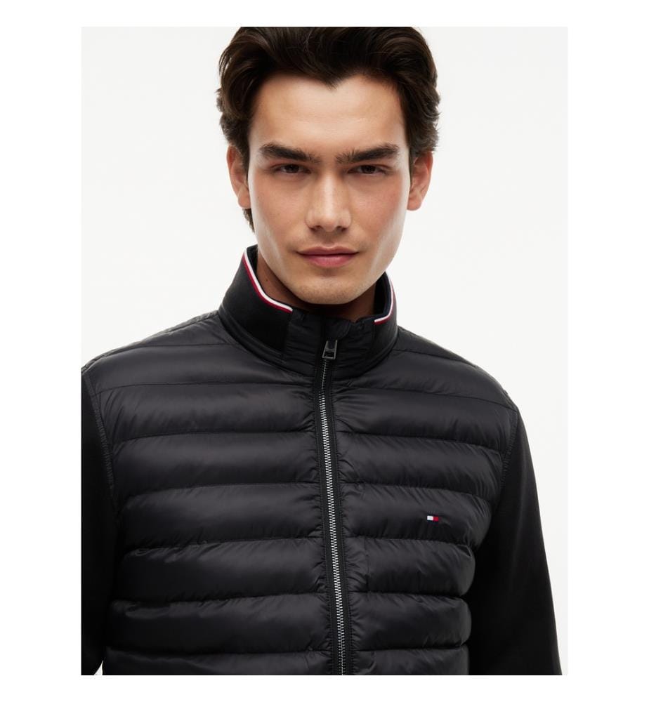 Jacke aus Funktionsstrick – Schwarz
