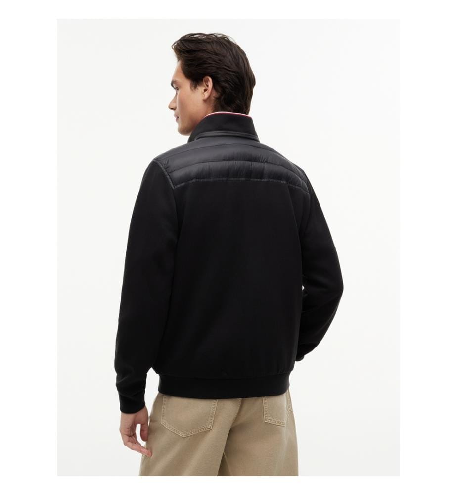 Jacke aus Funktionsstrick – Schwarz
