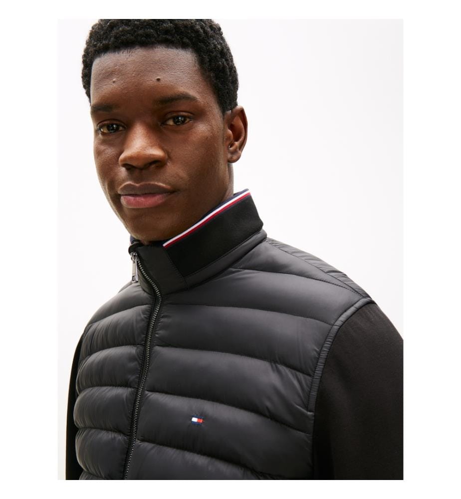 Jacke aus Funktionsstrick – Schwarz