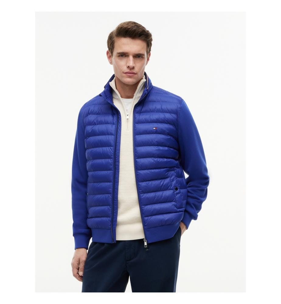 Technische Strickjacke – Blau