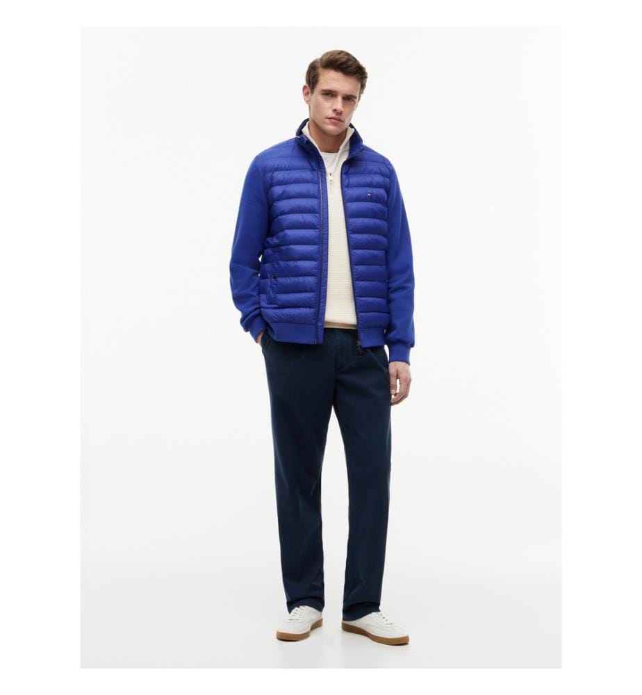 Technische Strickjacke – Blau