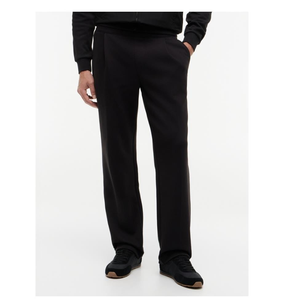 Technical Knit Jogging Trousers - Black