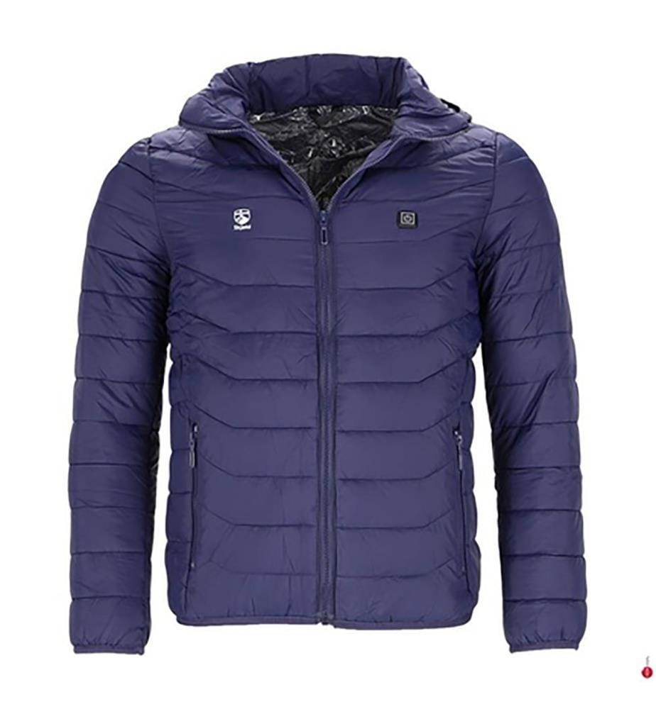 Beheizbare Daunenjacke – Blau