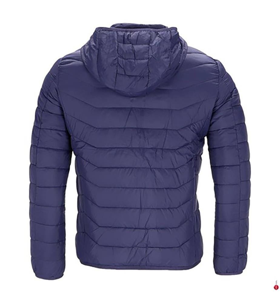 Beheizbare Daunenjacke – Blau