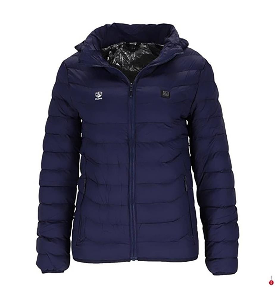 Beheizte Daunenjacke – Blau