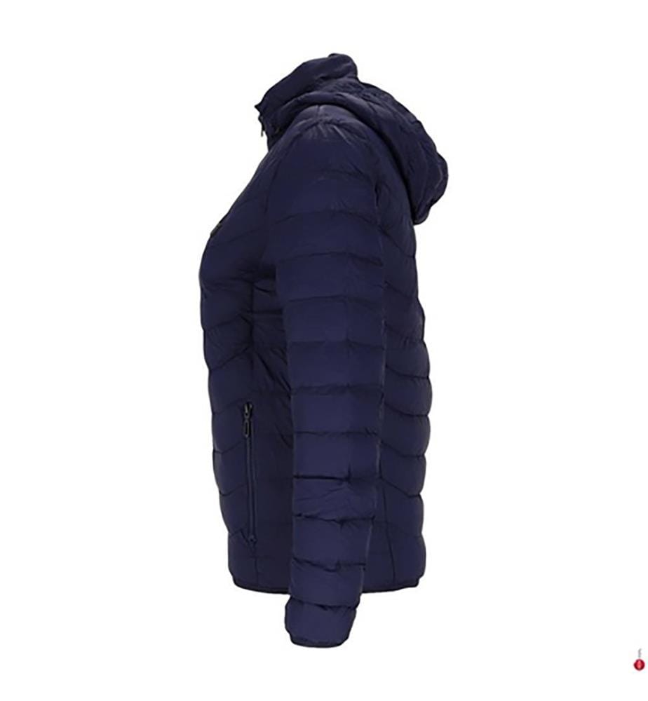 Beheizte Daunenjacke – Blau