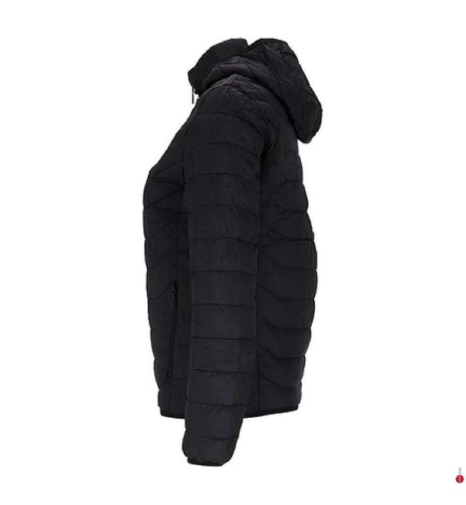 Beheizte Daunenjacke – Schwarz