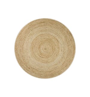 Runder Teppich „Alessia“, 120 x 120 cm – Braun