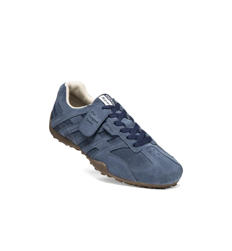 Baskets Snake - Bleu