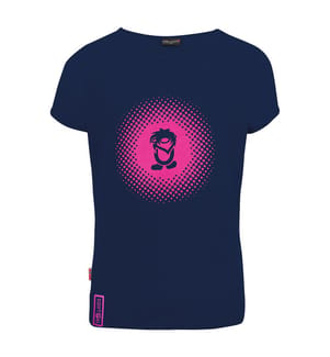 T-Shirt Logo - Navy and Pink