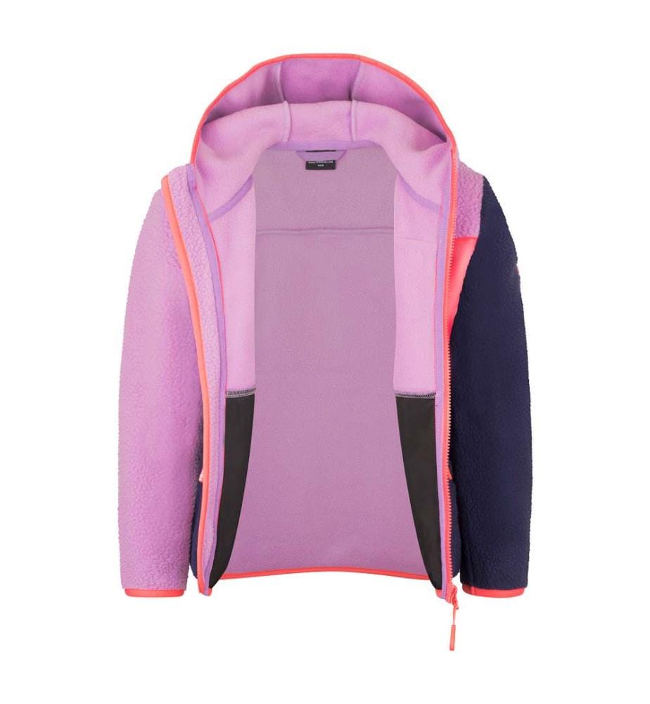 Fleecejacke - hellviolett/tiefviolett/korallenrosa