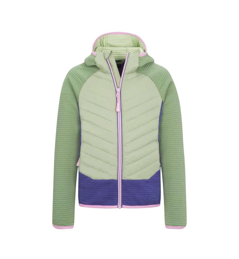 Jacke Sirdal - Pistaziengrün/Veilchenblau/Wildrose