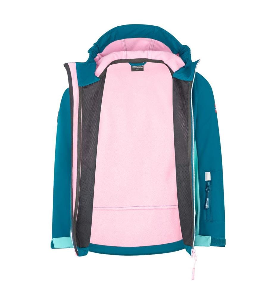 Oslofjord Jacket - nordic blue and blue turquoise and wild rose