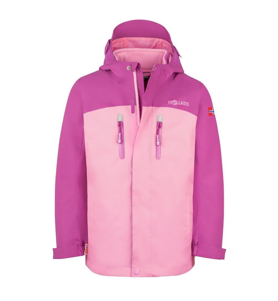Bryggen 3in1 Jacket - frische Beeren und Candy Pink