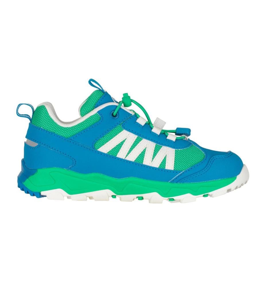 Tronfjell Wanderschuhe Low - smaragdgrün und dynamisch blau-weiss