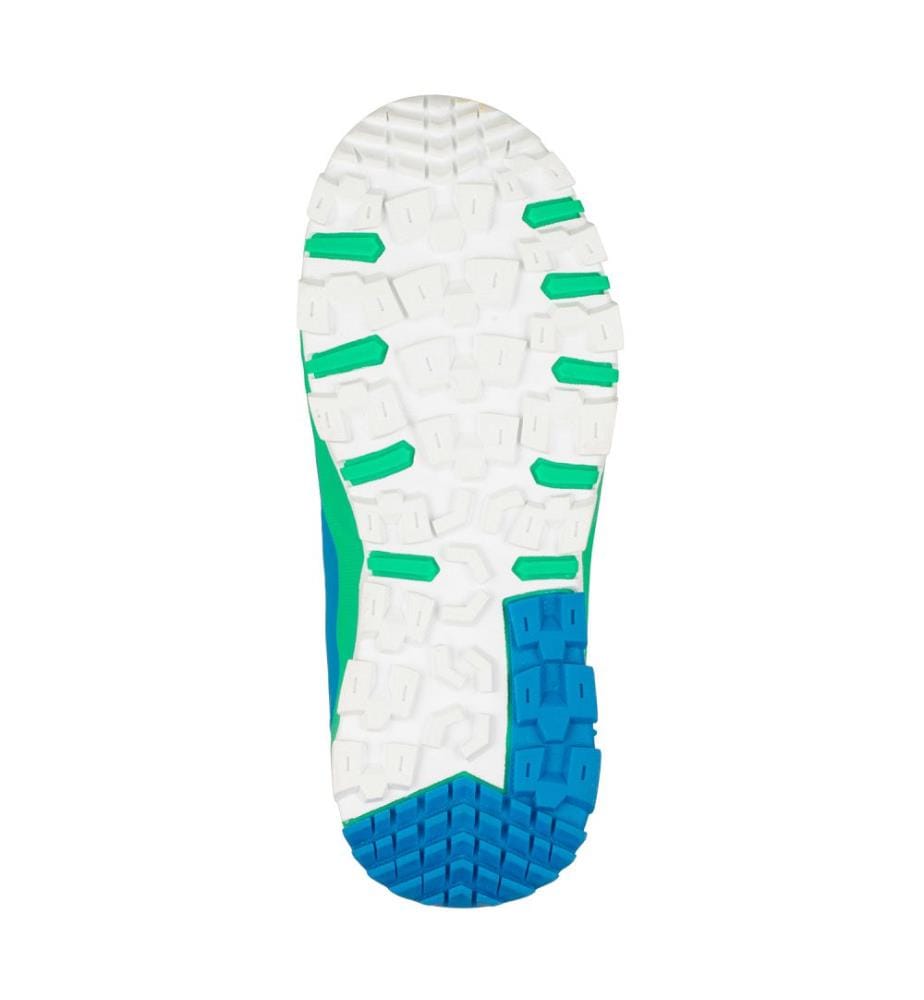 Tronfjell Wanderschuhe Low - smaragdgrün und dynamisch blau-weiss
