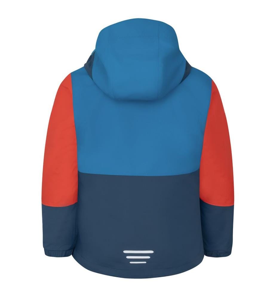 Kjerak 3in1 Jacket - Sommernachtsblau, roter Ton und mystisches Blau