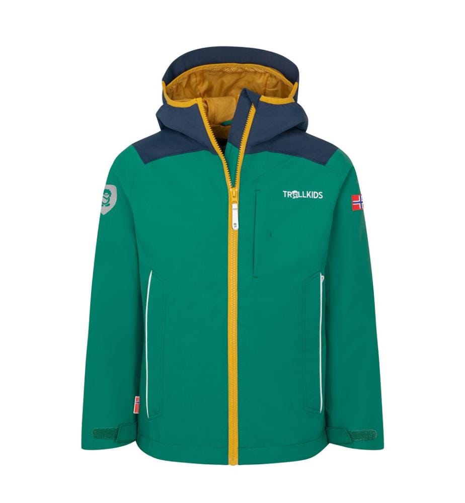 Bergen Jacke - dschungelgrün und marineblau
