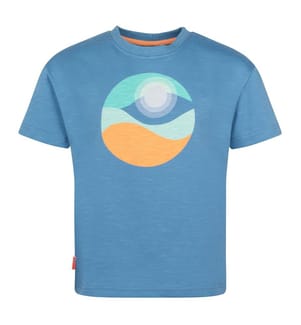 Halsafjord T-Shirt GOTS - cornflower