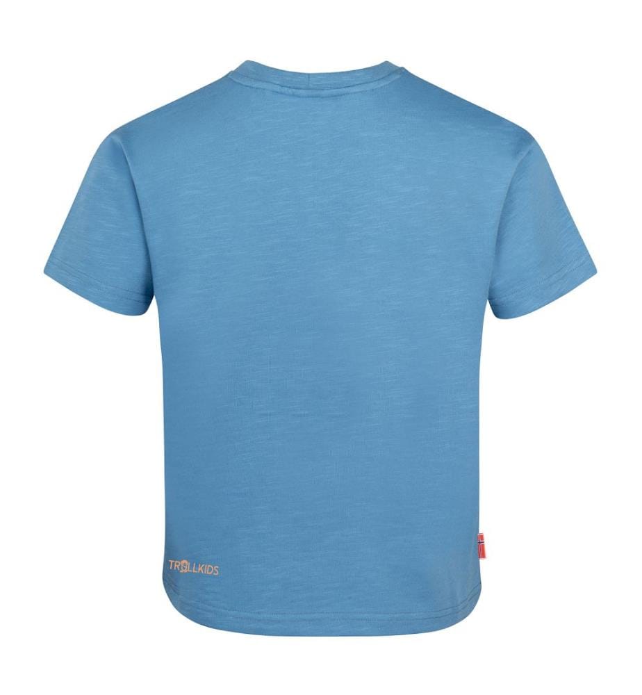 Halsafjord T-Shirt GOTS - cornflower