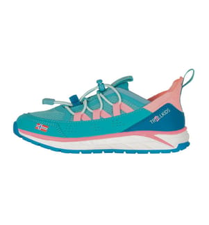 Trondheim Sneaker - aqua haze and harbor blue and peony rose