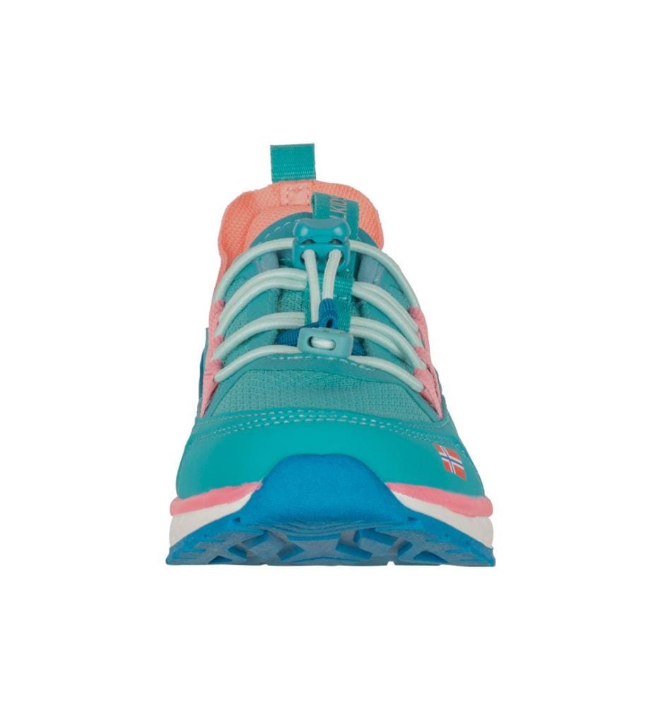 Trondheim Sneaker - aqua haze and harbor blue and peony rose
