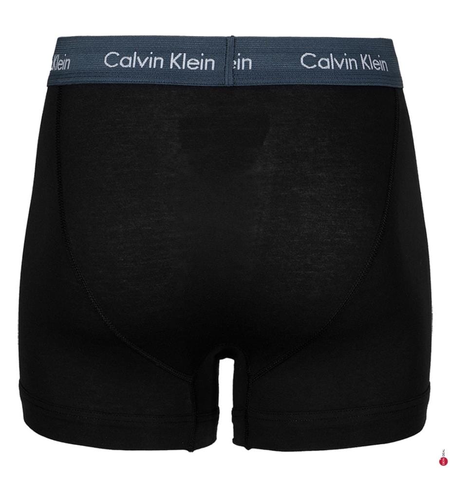 3er-Pack Boxershorts Cotton Stretch Trunks - Schwarz